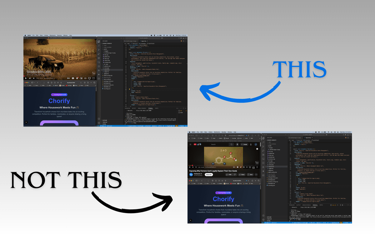 Theater Pro showing YouTube video in fullscreen on ultrawide monitor